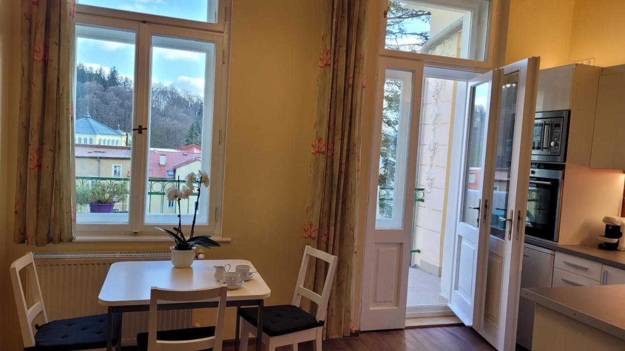 Apartmán U kolonády Marianske Lazne Exterior foto